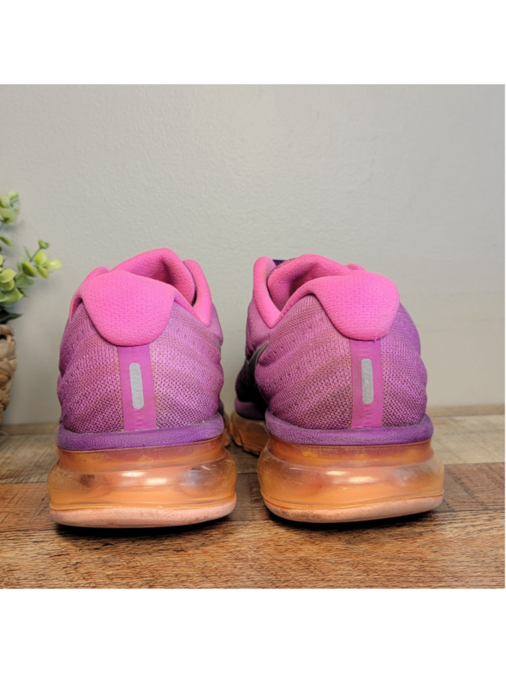 Nike Air Max 2017 Running Athletic Shoes Sneakers Pink Bright Purple Mesh 9.5 - Picture 13 of 15